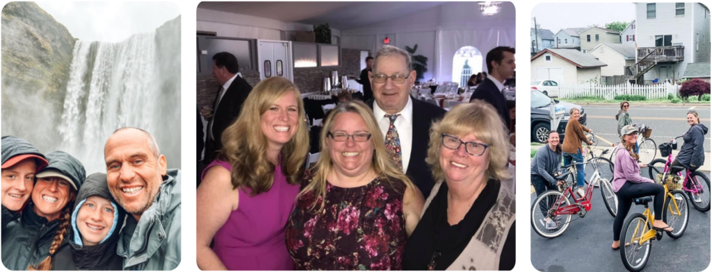 Jennifers family and friends